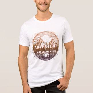 Adventure Hiking, Adventure is a State of Mind Tri-Blend Shirt