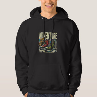 Adventure Hiking Explorer Outdoor Trekking Gear Hoodie