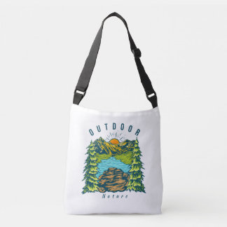 Adventure Hiking Travel Bossica Crossbody Tote Bag