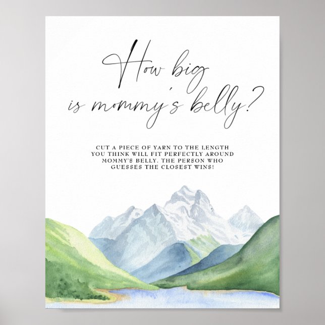 Adventure - how big is mummy's belly game poster (Front)