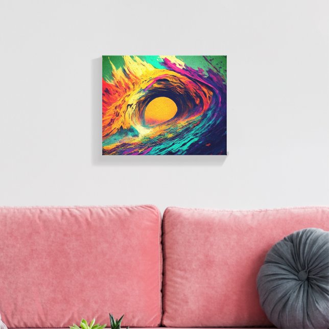 adventure in the sea canvas print (Insitu(LivingRoom))