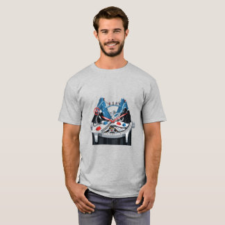 Adventure in Time Mountain Clock Notebook T-Shirt
