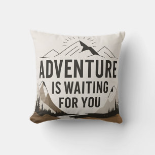 Adventure is awaiting for hiking lover outdoor cushion