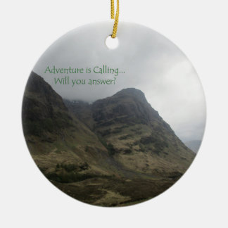 Adventure is Calling- Glencoe Ceramic Tree Decoration