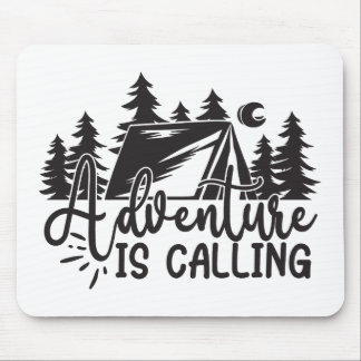 Adventure Is Calling Mouse Mat