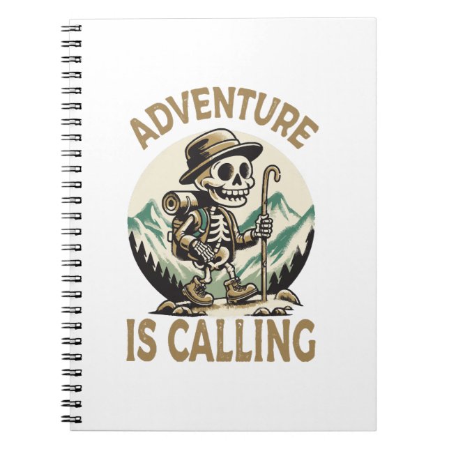 Adventure is calling notebook (Front)
