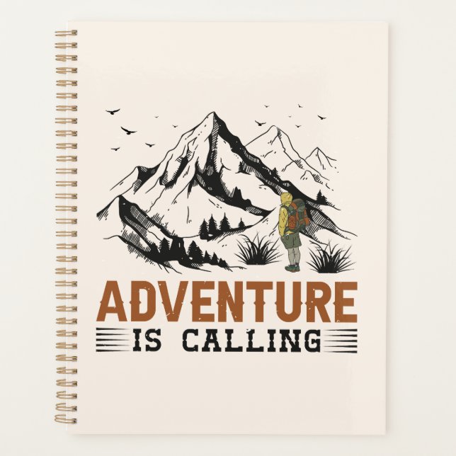 Adventure Is Calling Planner (Front)