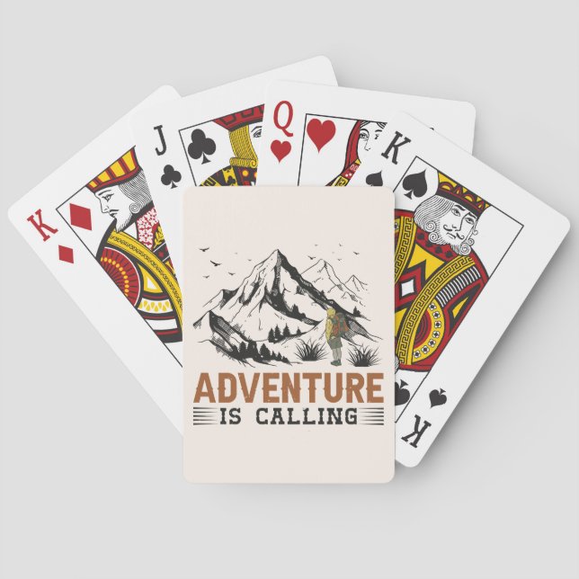 Adventure Is Calling Playing Cards (Back)