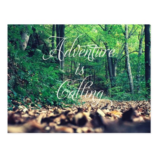 Image of Adventure is calling Postcard