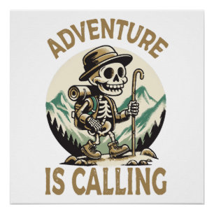 Adventure is calling poster
