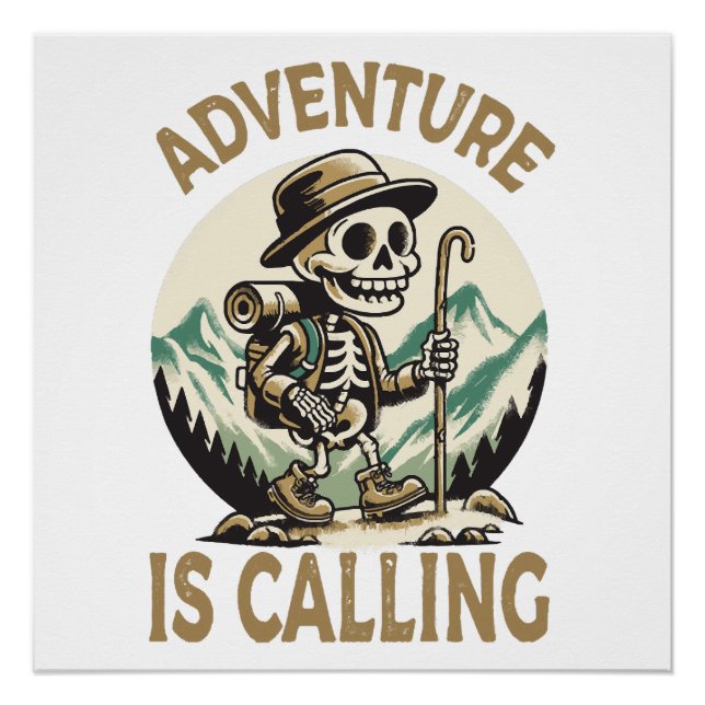 Adventure is calling poster (Front)