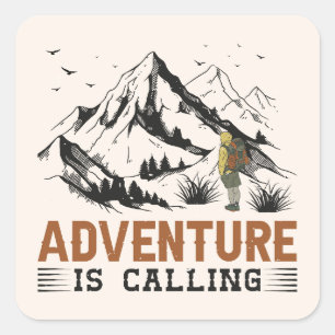Adventure Is Calling Stickers