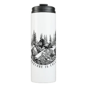Adventure is calling thermal tumbler