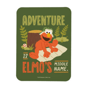 Adventure is Elmo's Middle Name Magnet