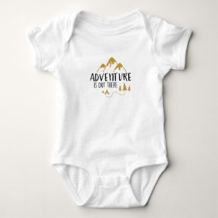 Adventure is out there baby bodysuit