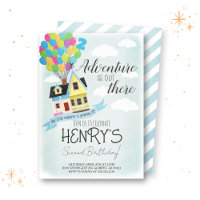 Adventure Is Out There Birthday Invitation