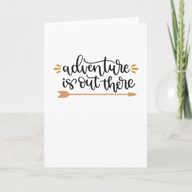 adventure is out there card (Front)