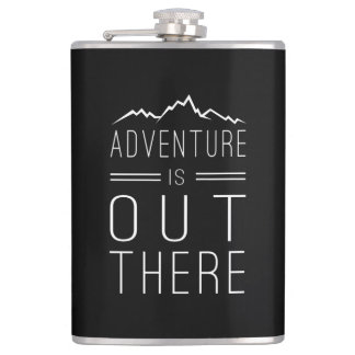 Adventure is Out There Hip Flask