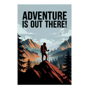 Adventure is out there poster