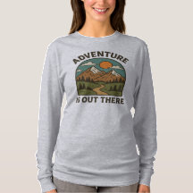 Adventure is Out There T-Shirt Design | Inspiring 