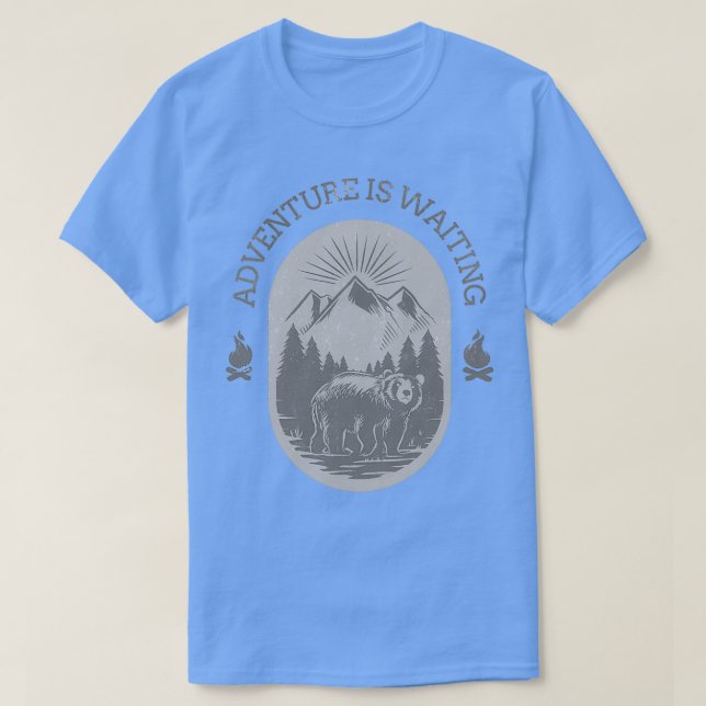 ADVENTURE IS WAITING 2 T-Shirt (Design Front)