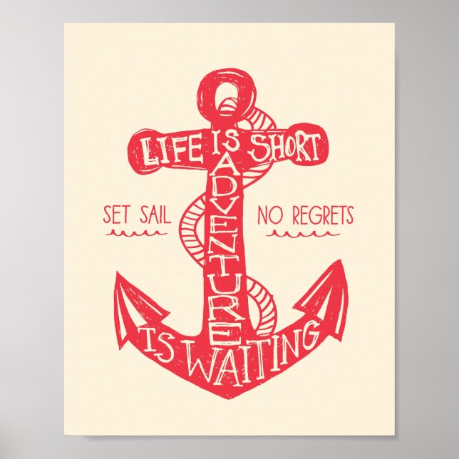 Adventure is Waiting Art Print (Front)