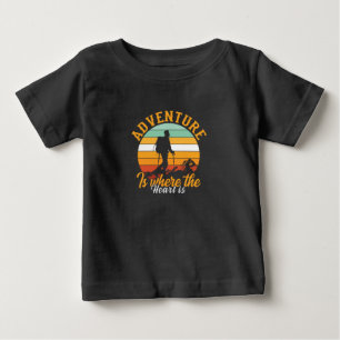 Adventure Is Where the Heart Is Baby T-Shirt