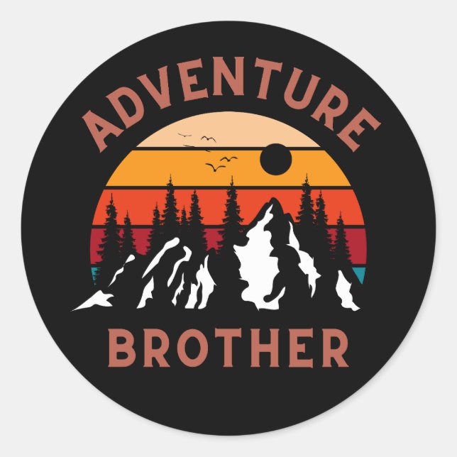 Adventure Kid Classic Round Sticker (Front)