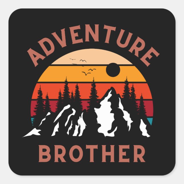 Adventure Kid Square Sticker (Front)