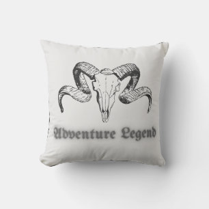 Adventure Legend – Ram Skull Gothic Emblem Cushion