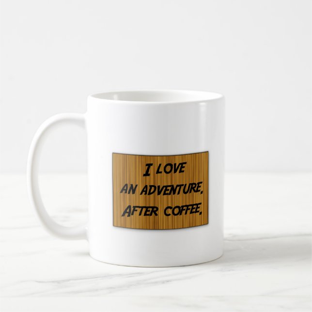 Adventure love coffee mug (Left)