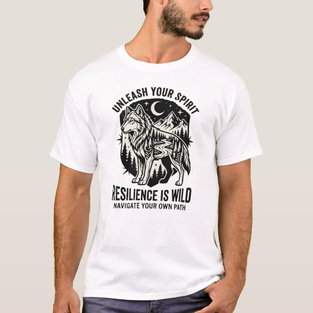 Adventure Map Paw Shirt – Journey Within Graphic  (Front)