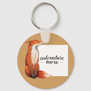adventure more fox key ring