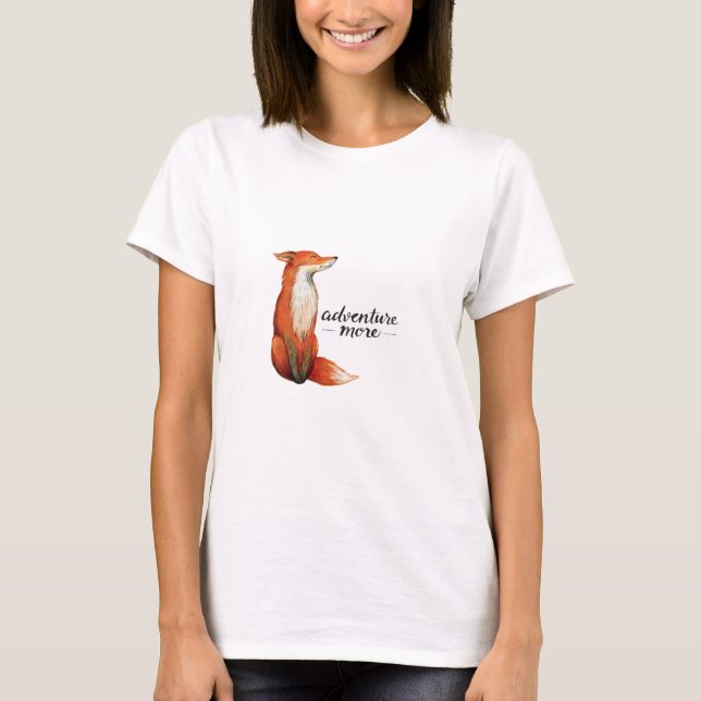 adventure more fox T-Shirt (Front)