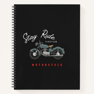 Adventure motorcycle notebook
