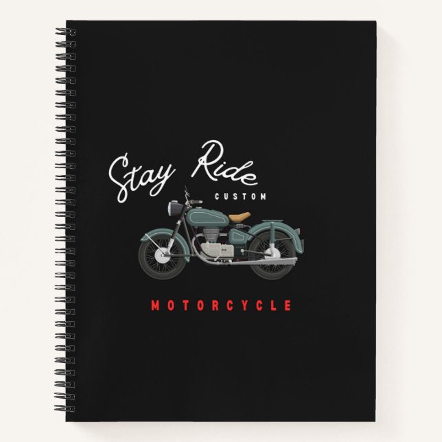 Adventure motorcycle notebook (Front)