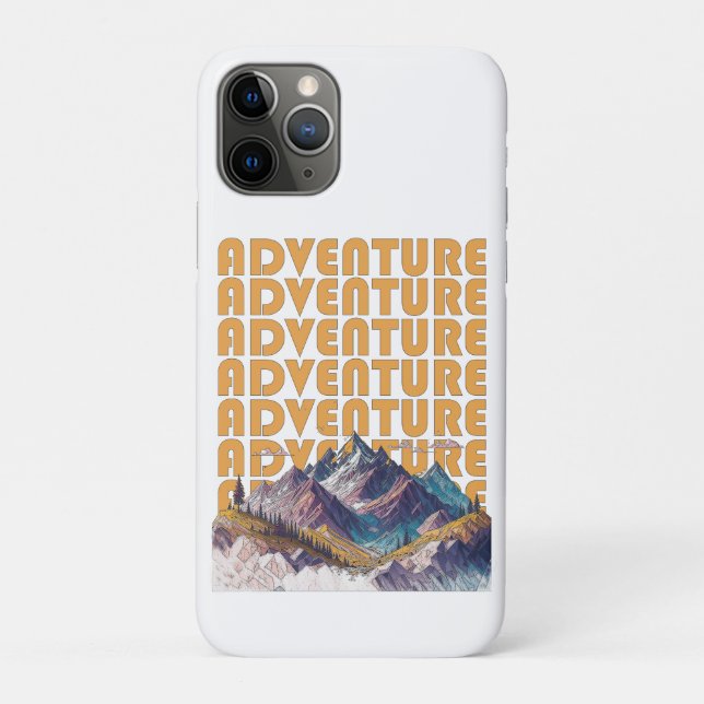 Adventure mountain design Case-Mate iPhone case (Back)