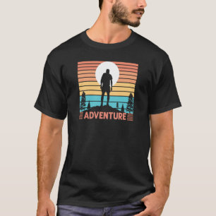 Adventure Mountain & Lake Hiking & Exploring Man S T-Shirt