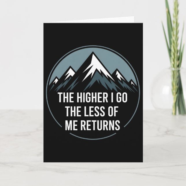 Adventure Mountain Life Peaks Explorer Climbing Vi Card (Front)