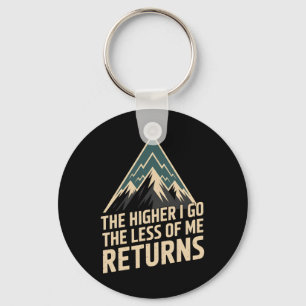Adventure Mountain Range Climbing Peaks Explorer V Key Ring