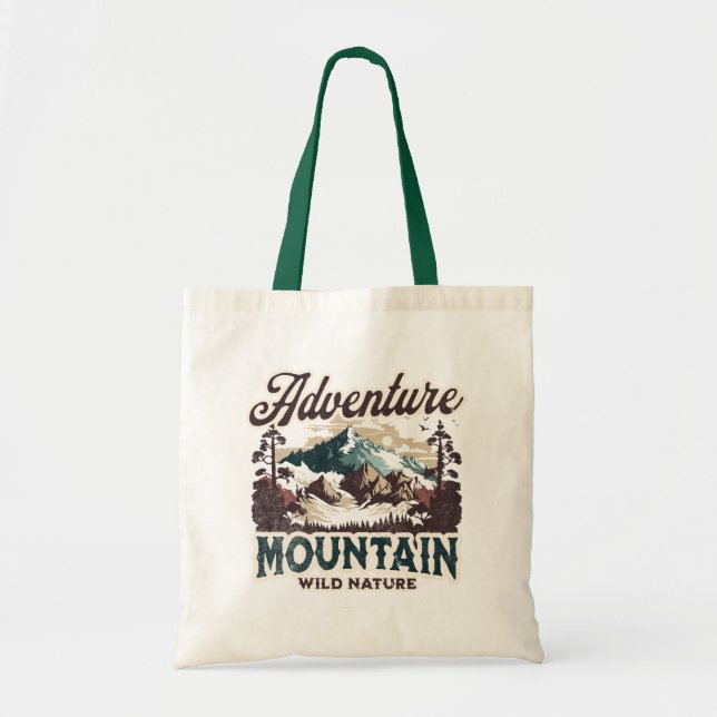 Adventure Mountain Wild Nature  Tote Bag (Front)