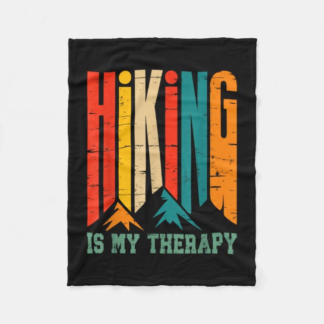 Adventure nature camping mountain hiking is fleece blanket (Front)