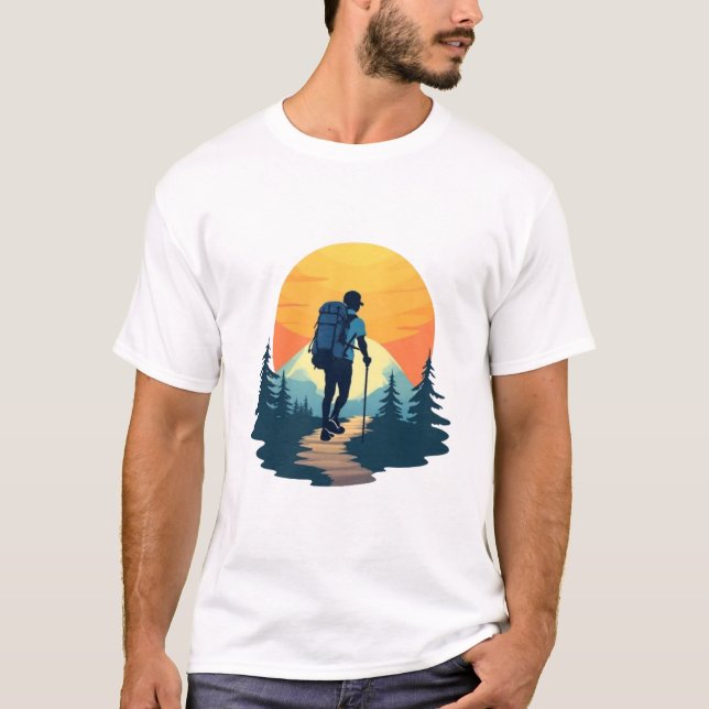 Adventure Nature Illustration T-Shirt (Front)