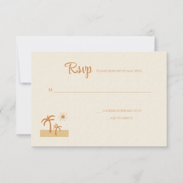 Adventure of a Lifetime RSVP cards (Front)