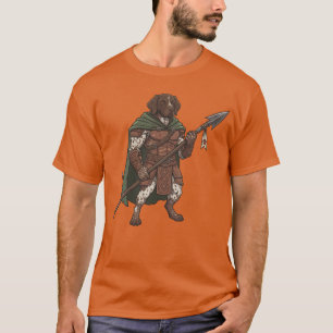 Adventure of German Shorthaired Pointer gladiator T-Shirt