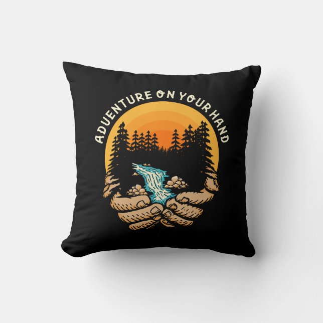 Adventure on Your Hand Cushion (Front)