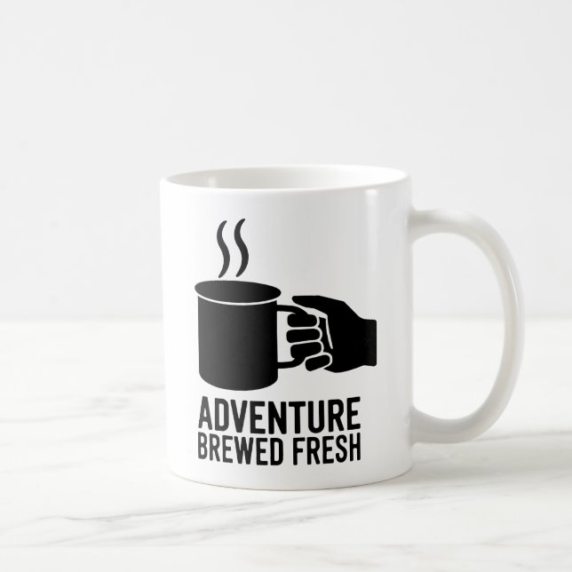 Adventure Outdoor Camping Design Coffee Mug (Right)