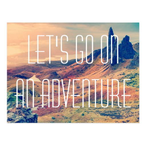 Image of Adventure print Postcard