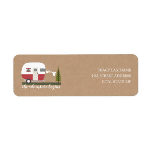 Adventure Retro Camper Trailer Neutral Baby Shower