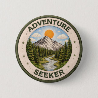 Adventure Seeker 6 Cm Round Badge